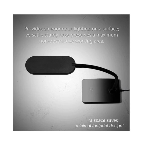 TW Lighting LED Desk Lamp with USB Charging Port Dimmable Lamps Black - New - Picture 3 of 4